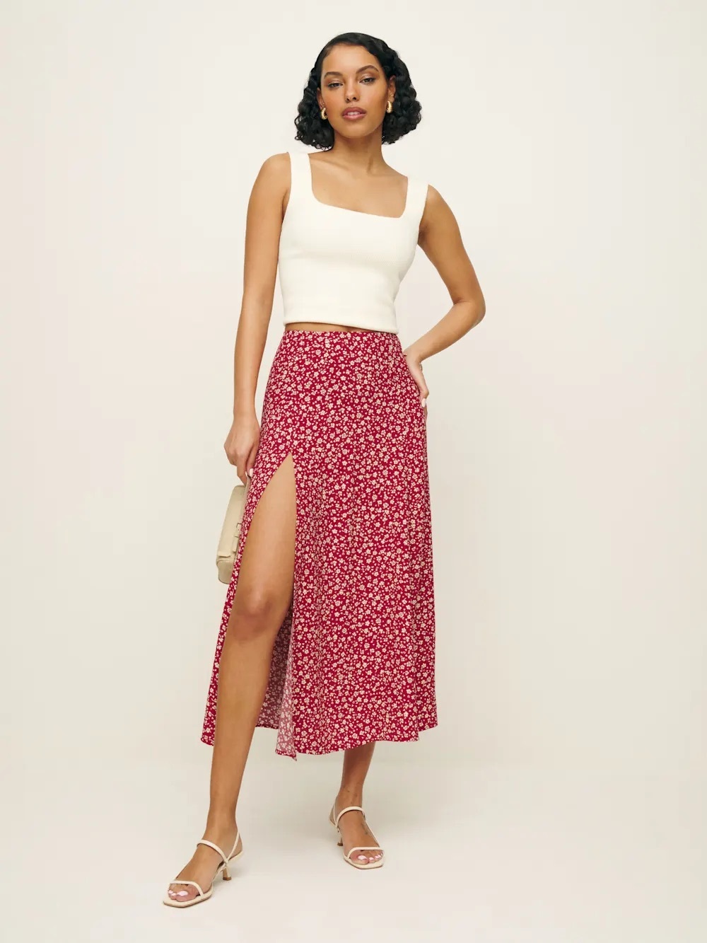Reformation Zoe Skirt Red - Size 12